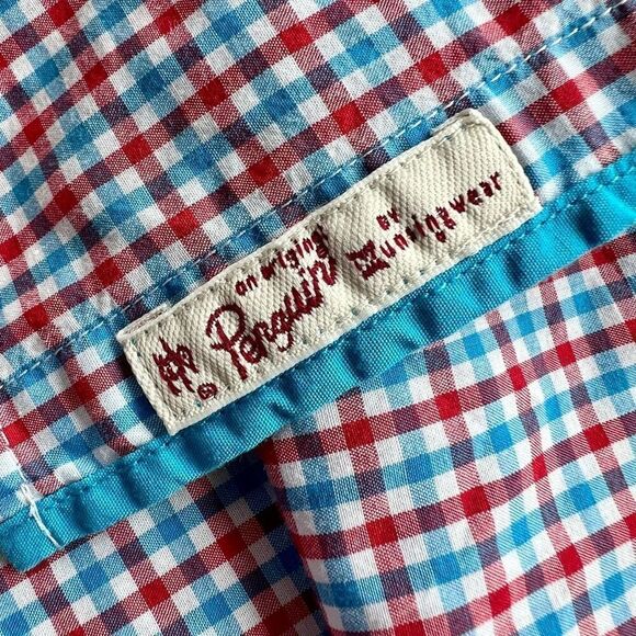 Original Penguin Men's Multicolor Gingham Heritage Slim Fit Shirt‎ Size Large - Picture 5 of 7